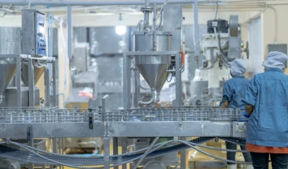 Linie de producție din industria alimentara